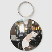 Rat Waiter surreal Sleutelhanger (Achterkant)