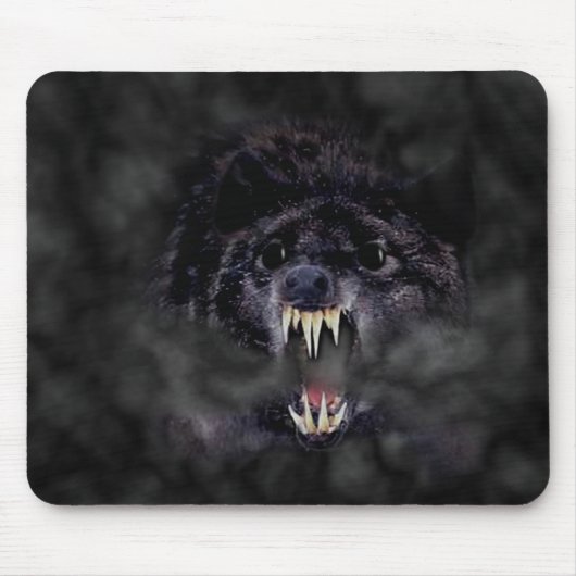 Rat-Wolf Monster Mousepad Muismat (Voorkant)