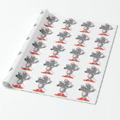 Rat wrapping Paper - Randoon Cadeaupapier (Uitgerold)