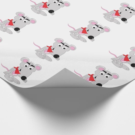 Rat Wrapping Paper - Sunny Cadeaupapier (Hoek)