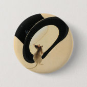 Rat Year 2020 Chinese Zodiac Birthday Button (Voorkant)