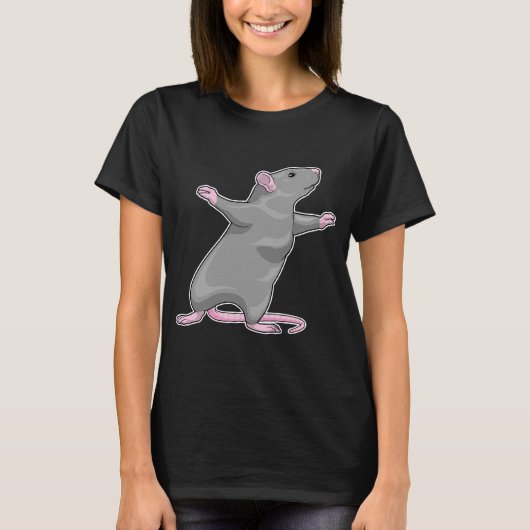 Rat Yoga Fitness T-shirt (Voorkant)