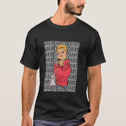 Rata de dos patas Grappig Mexicaans Paquita la del T-shirt (Voorkant)