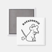 Rata-tootie Leuke Grappige Dier Pun Quote Magnet (Voorkant / Achterkant)