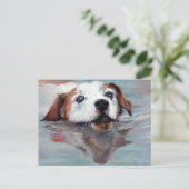 Rataplan Jack Russel Postcard Briefkaart (Staand voorkant)