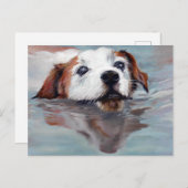 Rataplan Jack Russel Postcard Briefkaart (Voorkant / Achterkant)