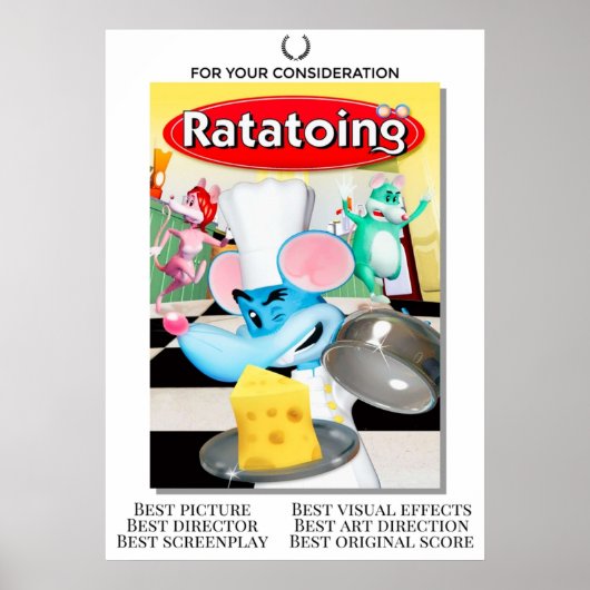 Ratatoing Awards Overweeg reclame Poster (Voorkant)