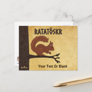 Ratatöskr, Noorse/Viking eekhoorn Briefkaart