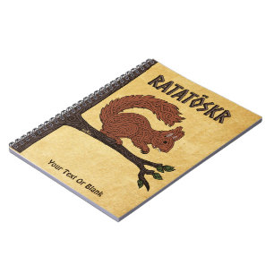 Ratatöskr, Noorse/Viking eekhoorn Notitieboek