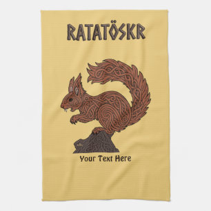 Ratatöskr, Noorse/Viking eekhoorn Theedoek