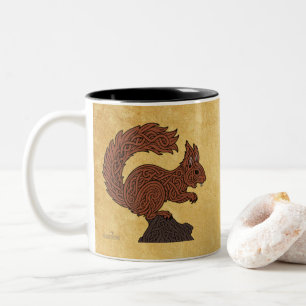 Ratatöskr, Noorse/Viking eekhoorn Tweekleurige Koffiemok
