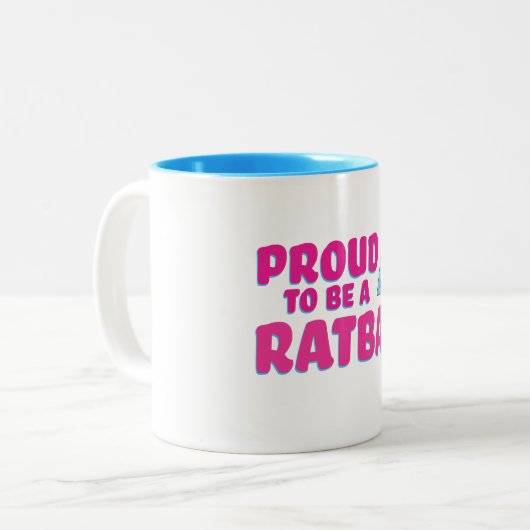 Ratbag-mok Tweekleurige Koffiemok (Voorkant links)