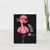 Rate Flamingo Arrr Halloween Costume Women Girls K Kaart (Voorkant)