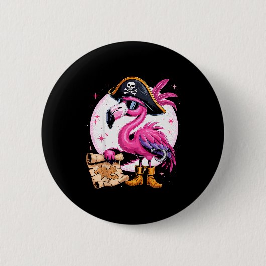 Rate Nk Flamingo Funny Halloween Party Costume Men Ronde Button 5,7 Cm (Voorkant)