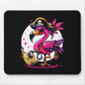 Rate Nk Flamingo Halloween Party - Jolly Roger Muismat (Voorkant)