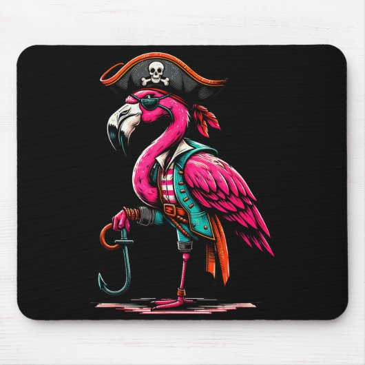 Rate Nk Flamingo Halloween Party - Jolly Roger  Muismat (Voorkant)