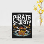 Rate Security Funny Halloween Costume Dad Mom Grou Kaart (Gele Bloem)