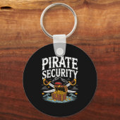 Rate Security Funny Halloween Costume Dad Mom Grou Sleutelhanger (Voorkant)