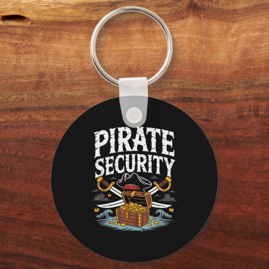 Rate Security Funny Halloween Costume Dad Mom Grou Sleutelhanger (Voorkant)