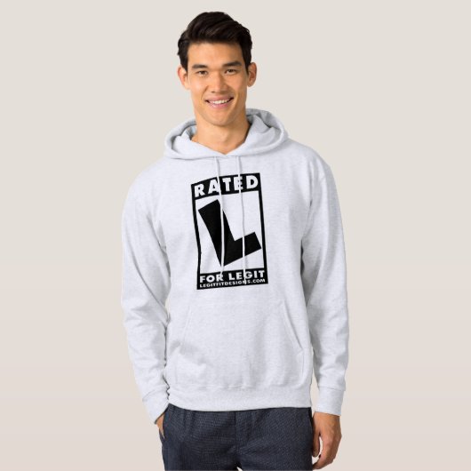 Rated L Hoodie (Voorkant volledig)