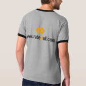 RateItAll Star - Ringer T T-shirt (Achterkant)