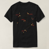 Ratel de sterren klassieke T-shirt (Design voorkant)
