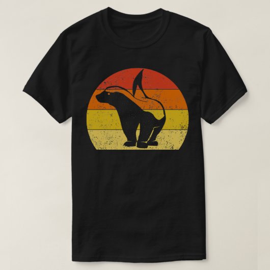 Ratel Sunset retro  2 T-shirt (Design voorkant)