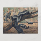 Ratels van Joseph Wolf Briefkaart (Voorkant)