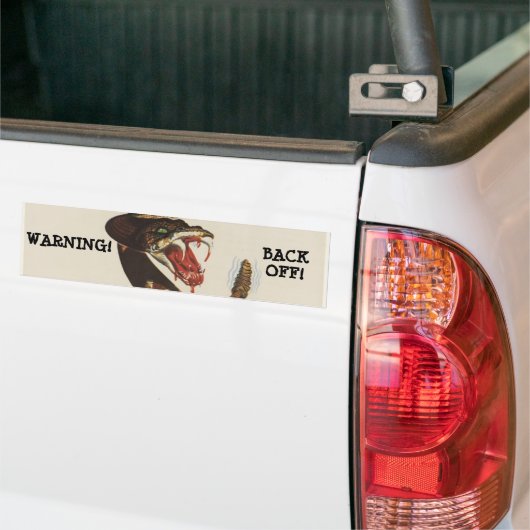 ratelslang-Bumpersticker Bumpersticker (Op Truck)