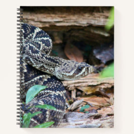Ratelslang in het wild notitieboek