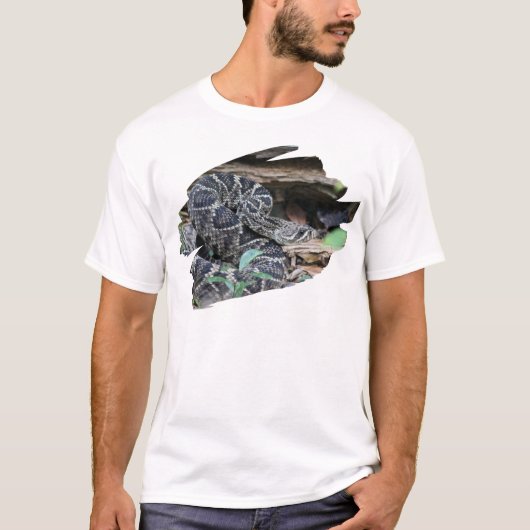 Ratelslang in het wild t-shirt (Voorkant)