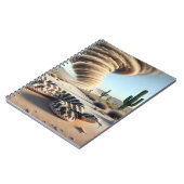 Ratelslang met woestijnstofduivel notitieboek (Linkerzijde)