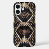 Ratelslang Print Mobiele Telefoon Case (Achterkant)