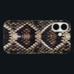 Ratelslang Print Mobiele Telefoon Case<br><div class="desc">Gedetailleerde diamondback ratelslang print smartphone hoesje. Versies voor de meest recente iPhone- en Galaxy-modellen beschikbaar.</div>