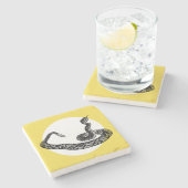 ratelslang stenen onderzetter (Zijkant)