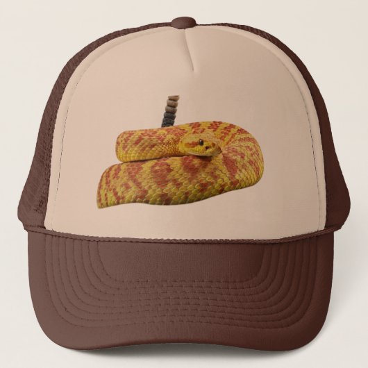 Ratelslang Trucker Hat, Trucker Hat Pet (Voorkant)