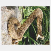 RATELSNAK 2 FLEECE DEKEN (Voorkant (Horizontaal))
