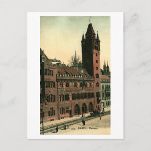 Rathaus Basel Zwitserland Vintage Briefkaart