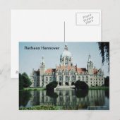 Rathaus Hannover Briefkaart (Voorkant / Achterkant)