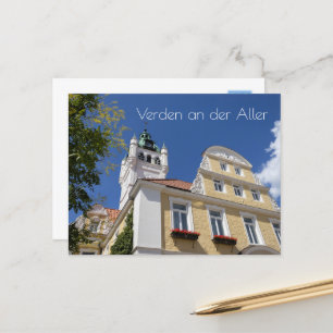 Rathaus, Verden an der Aller, Duitsland Briefkaart