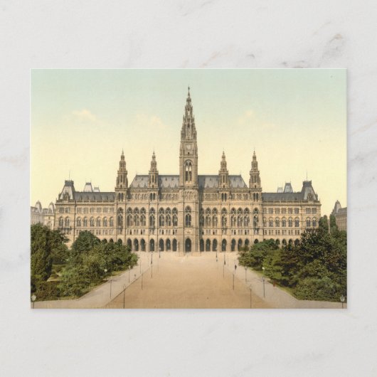 Rathaus, Wenen, Oostenrijk Briefkaart (Voorkant)