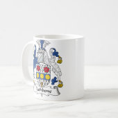 Rathbone Family Crest Koffiemok (Voorkant links)