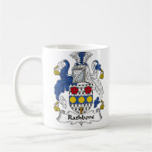Rathbone Family Crest Koffiemok (Links)
