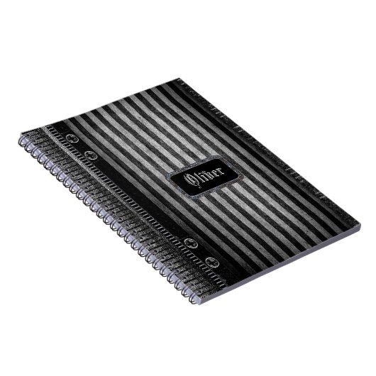 Rathbone Victoriaans Stripe Notitieboek (Rechterzijde)