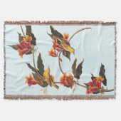 Rathbone's Warbler Song Bird op Crossvine Deken (Voorkant)