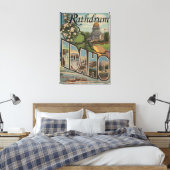Rathdrum, Idaho - Grote letterscènes Canvas Afdruk (Insitu (Slaapkamer))