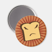 Rather Angry Toast Magneet (Voorkant / Achterkant)