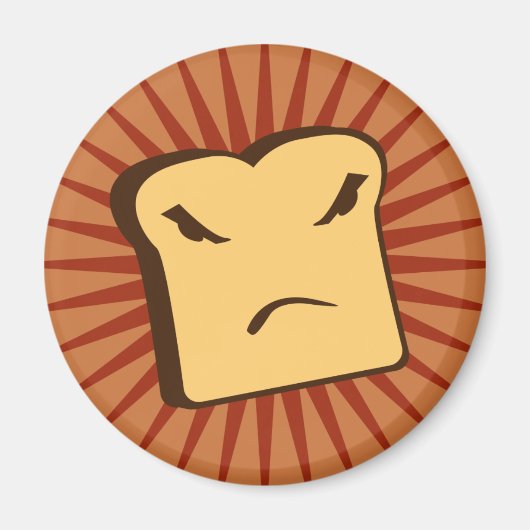 Rather Angry Toast Magneet (Voorkant)