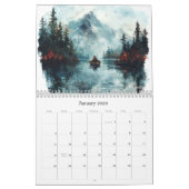 Rather Be Fishing Watercolor Wall Calendars (2026) Kalender (Jan 2026)