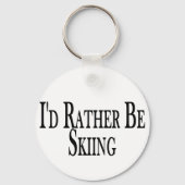 Rather Be Skiing Sleutelhanger (Voorkant)